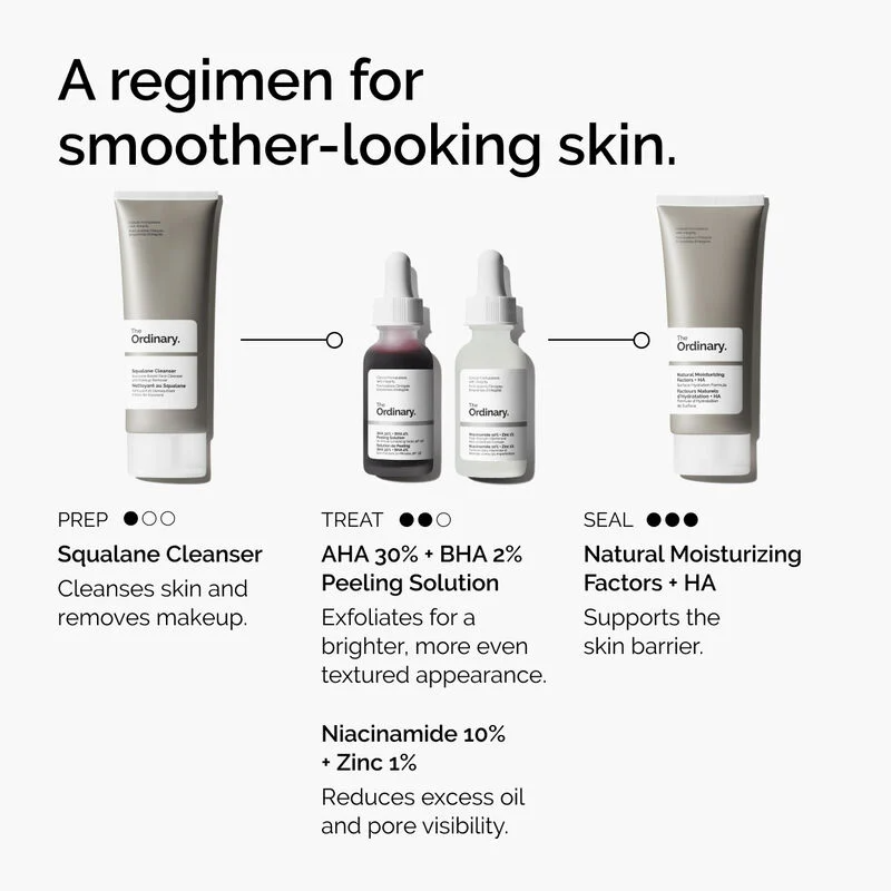The Ordinary AHA 30% + BHA 2% Peeling Solution 30mL The Ordinary