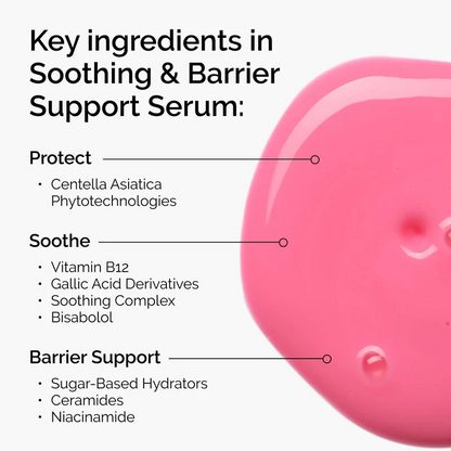 Key ingredients in Soothing & Barrier Support Serum product