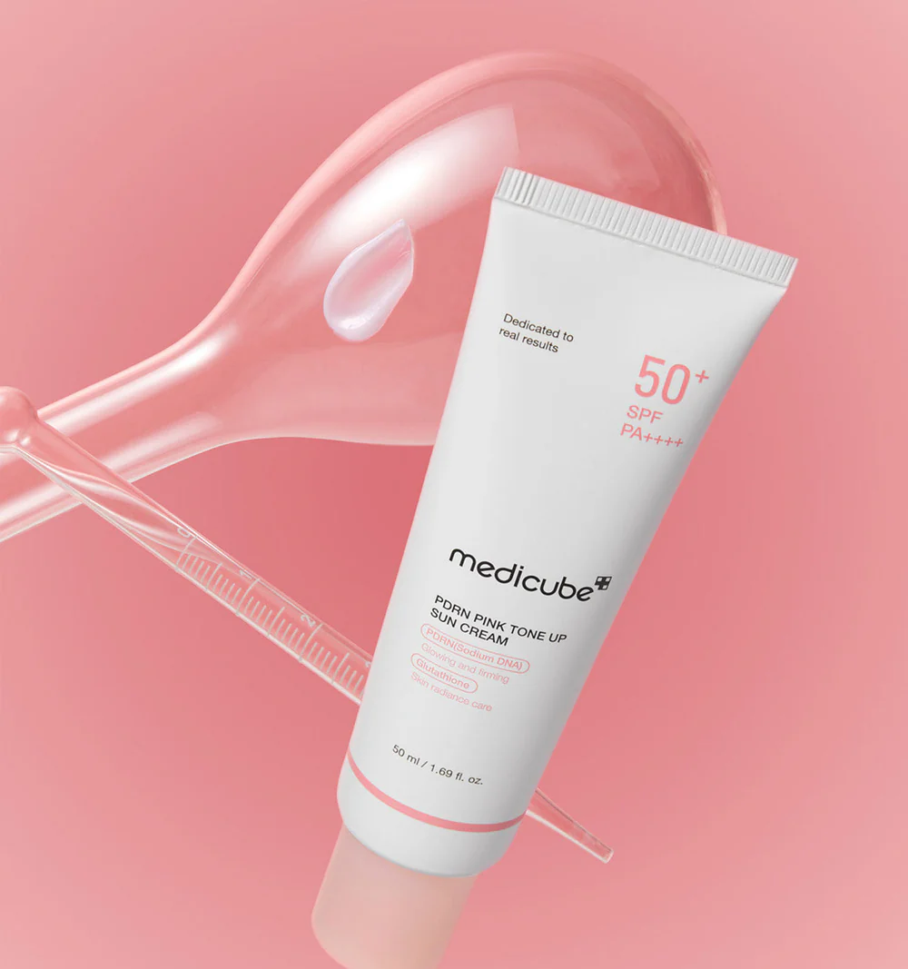medicube PDRN Pink Tone Up Sun Cream 50mL tube