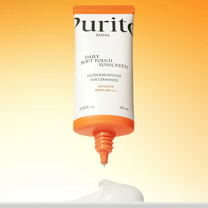 open tube of PURITO SEOUL Daily Soft Touch Sunscreen 