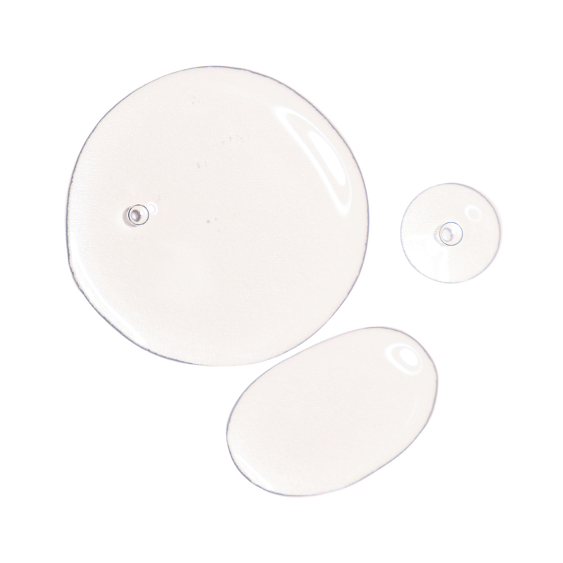 3 swatches of lactic acid