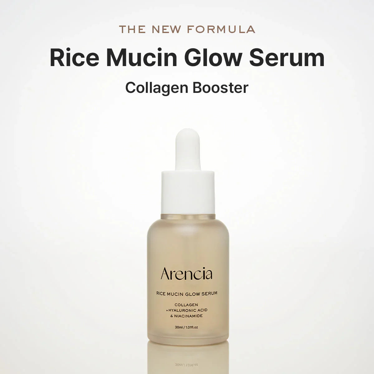 Arencia Rice Mucin Glow Serum 30ml rice ferment collagen hydrating glow serum UAE