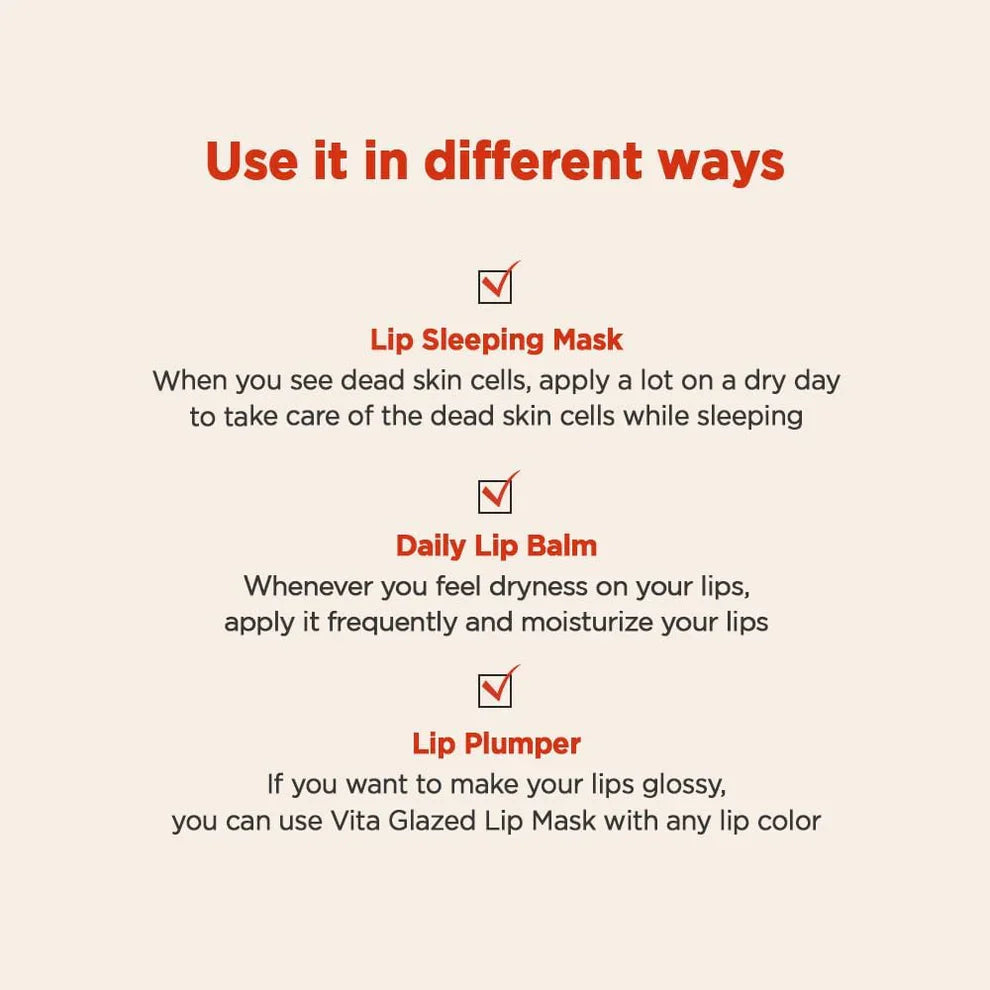 TOCOBO Vita Glazed Lip Mask 20mL | Hydrating & Nourishing Overnight Lip Mask UAE