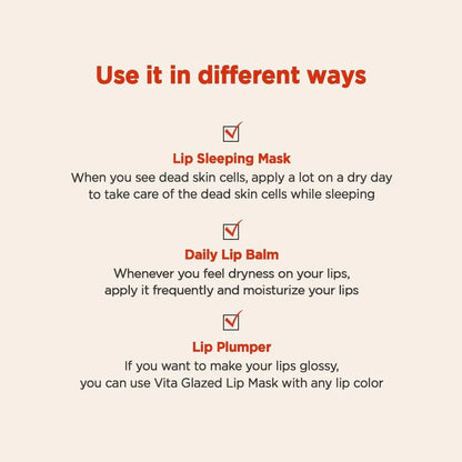 TOCOBO Vita Glazed Lip Mask 20mL | Hydrating & Nourishing Overnight Lip Mask UAE