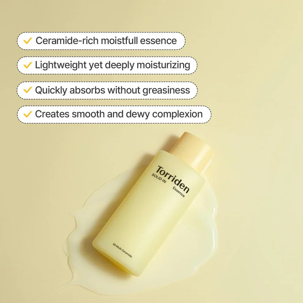 TORRIDEN SOLID IN Essence 100mL | Ceramide Barrier Repair & Deep Hydration Essence UAE
