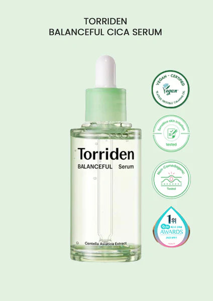 Torriden Balanceful Cica Calming Serum 50mL | Soothing Cica & Barrier Serum UAE