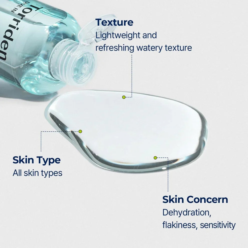 TORRIDEN Dive In Low Molecule Hyaluronic Acid Toner 300mL | Hydrating Facial Toner UAE