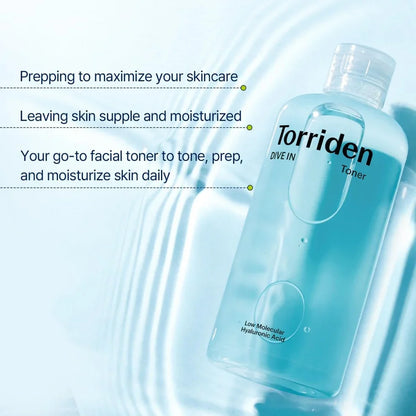 TORRIDEN Dive In Low Molecule Hyaluronic Acid Toner 300mL | Hydrating Facial Toner UAE